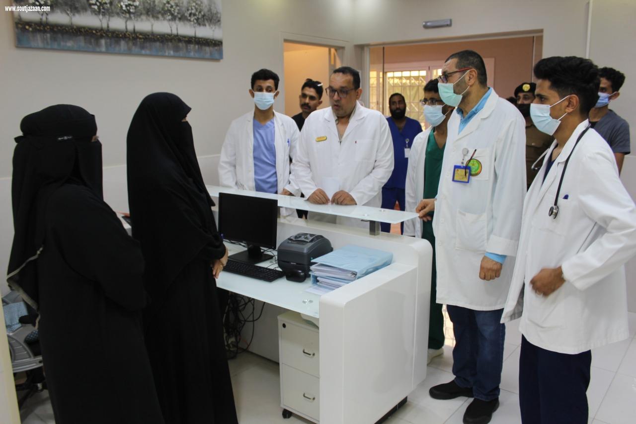 العيادات الشاملة التخصصية لقوى الأمن تزور مركز التأهيل الشامل بجازان