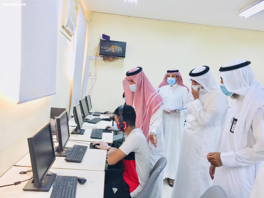 المعافا يتفقّد سير اختبارات الفصل الثاني في مدارس تعليم بيش