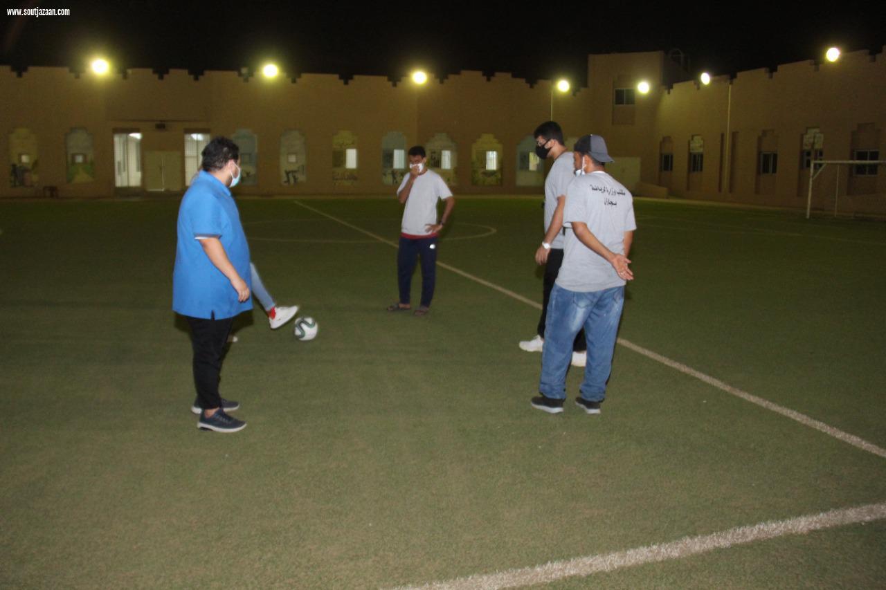 مكتب وزارة الرياضة يشارك فرحة دار الملاحظةبجازان 