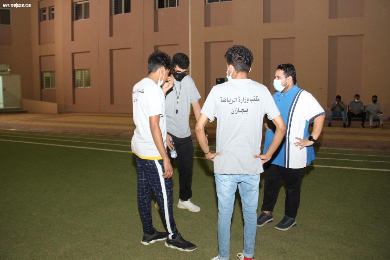 مكتب وزارة الرياضة يشارك فرحة دار الملاحظةبجازان 