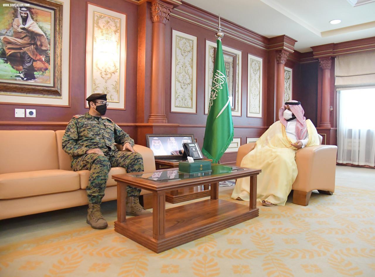 سمو نائب أمير جازان يستقبل وكيل وزارة الداخلية لشؤون الأفواج 