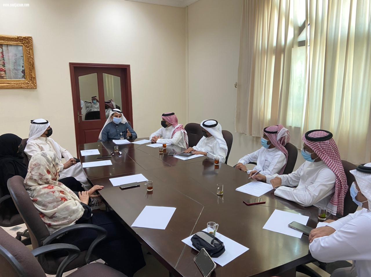 مدير مركز التنمية الاجتماعية بجازان يستقبل رئيس واعضاء مجلس جمعية 
