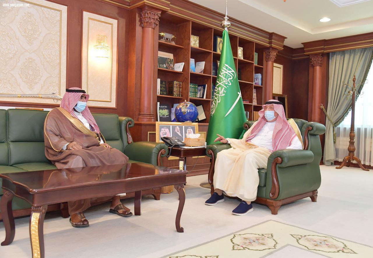 سمو أمير منطقة جازان يستقبل المحافظين المكلفين 