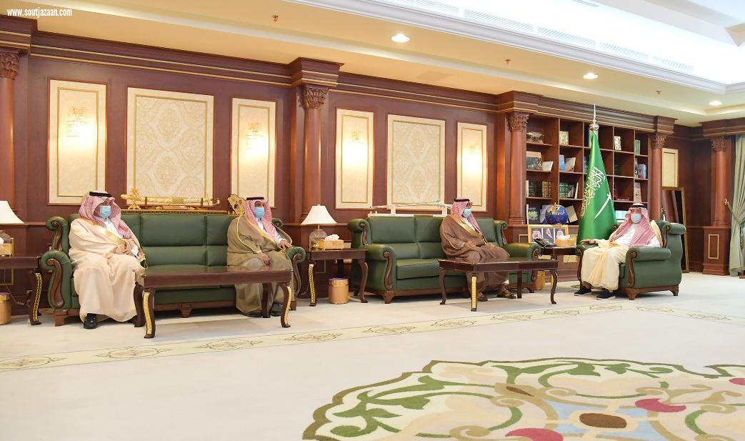 سمو أمير منطقة جازان يستقبل المحافظين المكلفين 