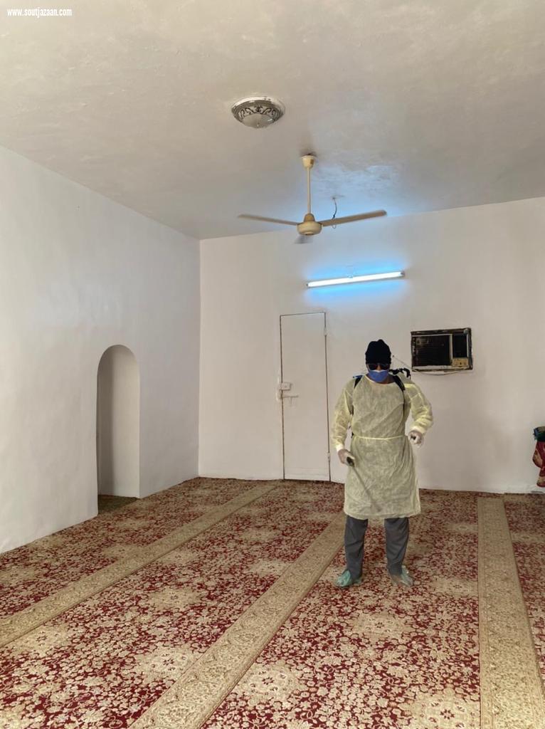 تعقيم 359 مسجداً وجامعاً في منطقة جازان