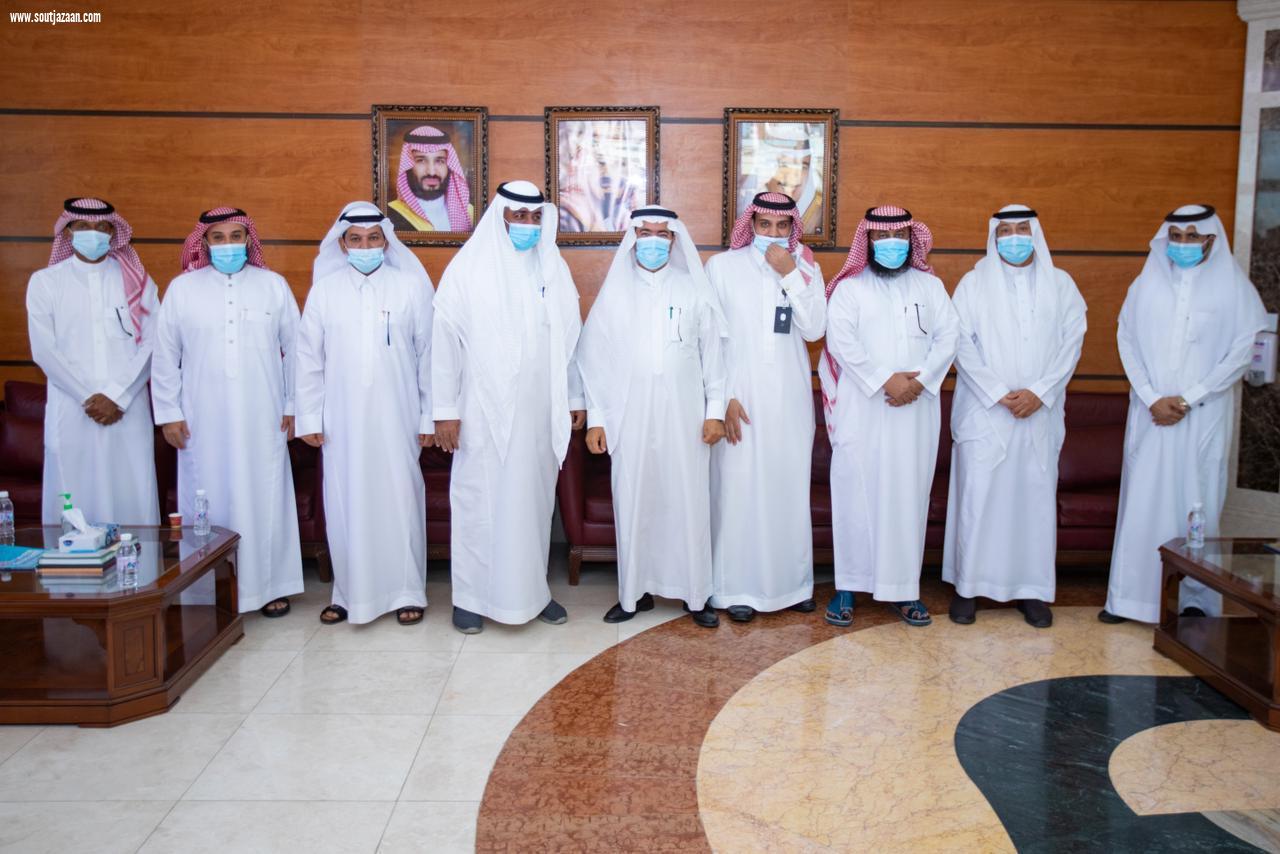 أمين عسير يستقبل رئيس وأعضاء المجلس البلدي ببحر أبو سكينة 