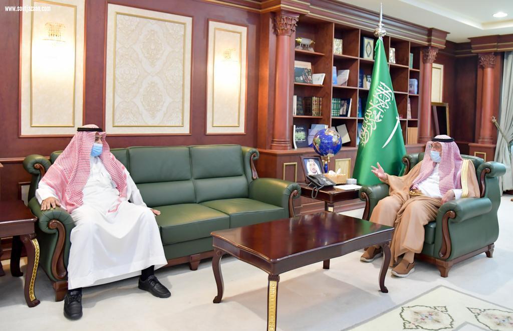سمو أمير منطقة جازان يستقبل وفد وزارة الداخلية 