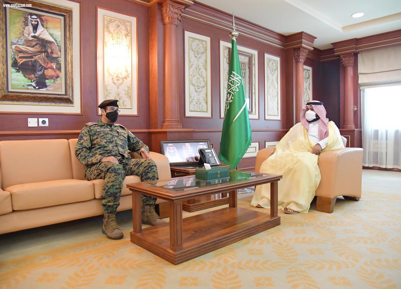 سمو نائب أمير جازان يستقبل وكيل وزارة الداخلية لشؤون الأفواج 