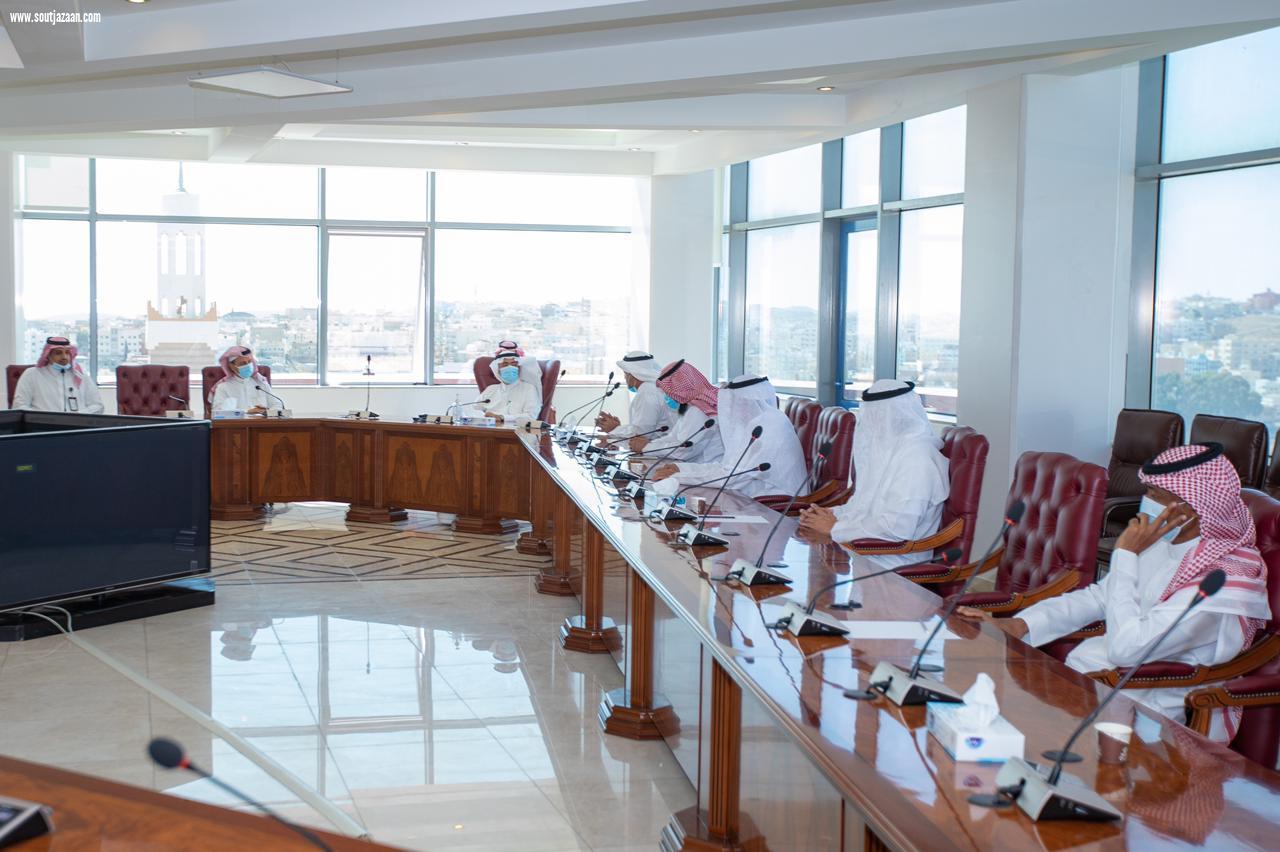 أمين عسير يستقبل رئيس وأعضاء المجلس البلدي ببحر أبو سكينة 