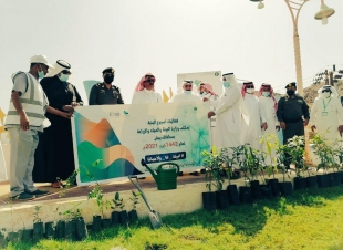 محافظ الريث يدشن أسبوع البيئه تحت شعار البيئة لنا ولأجيالنا