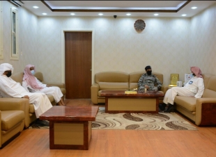 مدير الشؤون الإسلامية يبحث التعاون  في مجال الدعوة إلى الله مع مدير الشؤون الدينية بإصلاحية جازان 