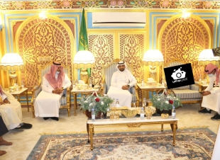 في ليله من ليالي الوفاء مشايخ محافظه الحرث يستقبلون البطل عامر الشهري 