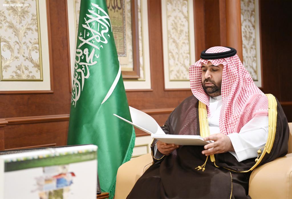 سمو أمير جازان بالنيابة يستقبل مدير فرع المركز الوطني للرقابة على الالتزام البيئي