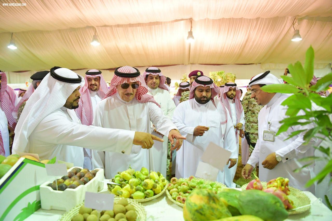 سمو أمير جازان وبحضور سمو نائبه يفتتح مهرجان المانجو والفواكه الاستوائية بمحافظة صبيا