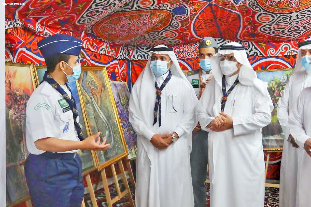 معالي رئيس جامعة الباحة‬ يدشن المخيم الصيفي للجوالة بمنتزه رغدان 