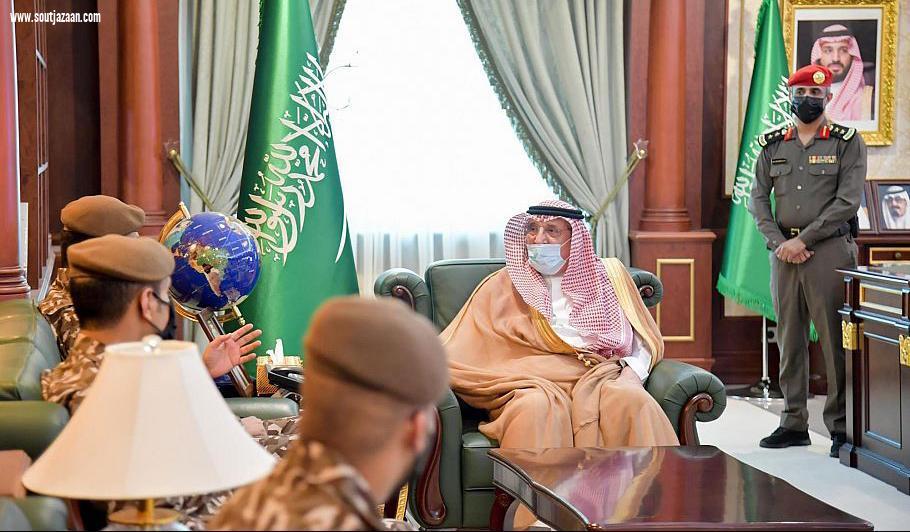 سمو أمير منطقة جازان يستقبل قائد القوات الخاصة للأمن البيئي