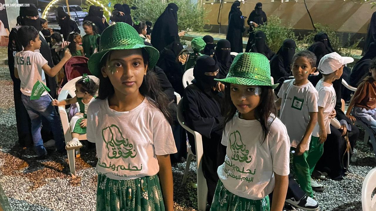 جمعية البر ورائدات المسارحة يحتفلون باليوم الوطني السعودي 93