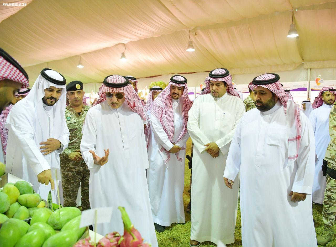 سمو أمير جازان وبحضور سمو نائبه يفتتح مهرجان المانجو والفواكه الاستوائية بمحافظة صبيا