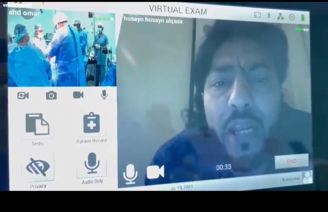 فريق طبي بمستشفى العيدابي العام ينقذ حياة مصاب بطلق ناري عبر تقنية الطب الاتصالي