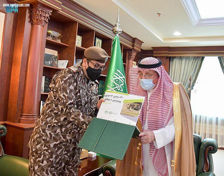 سمو أمير منطقة جازان يستقبل قائد القوات الخاصة للأمن البيئي