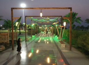 أمانة جازان  | 50 مجسماً جمالياً يزين مدينة جيزان في احتفالية يوم الوطن الـ91 للمملكة