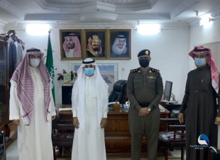 محافظ الطوال الدوسري يستقبل عمدة المحافظة
